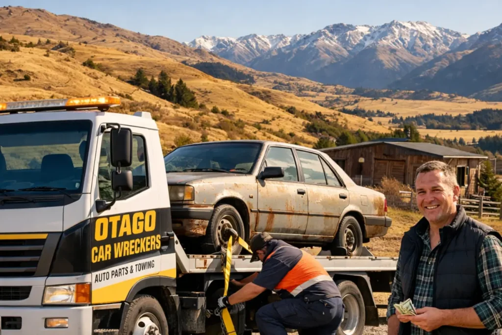 scrap car in central otago