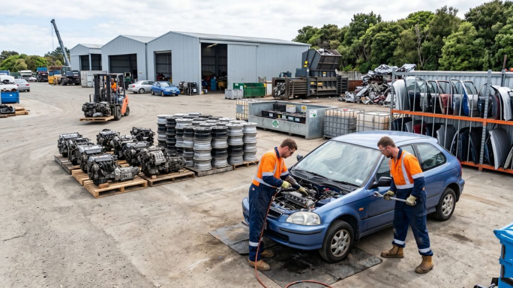 How to Sell a Scrap Car in NZ and recycle vehicle parts responsibly