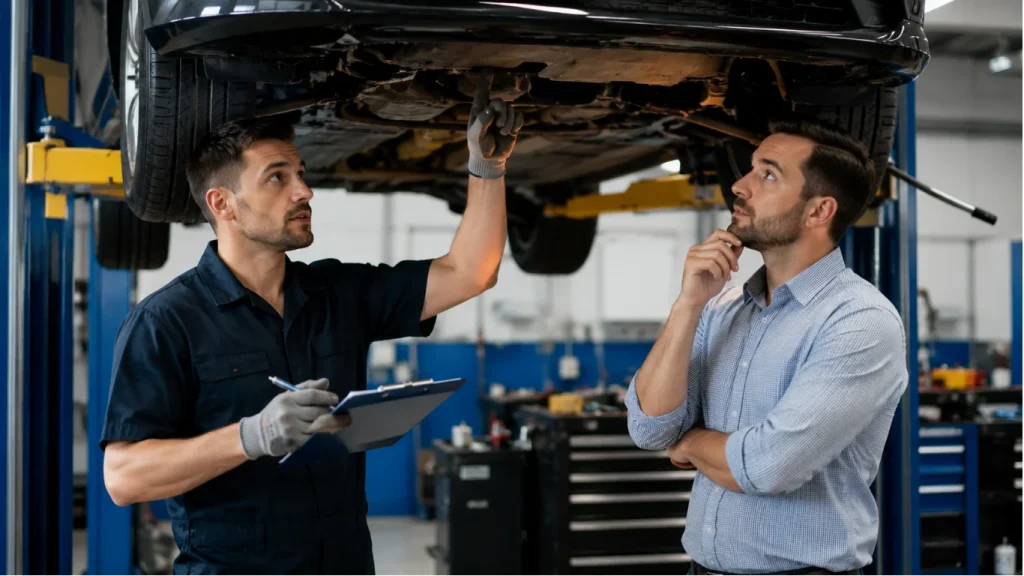 Car failed WOF inspection at an NZ workshop