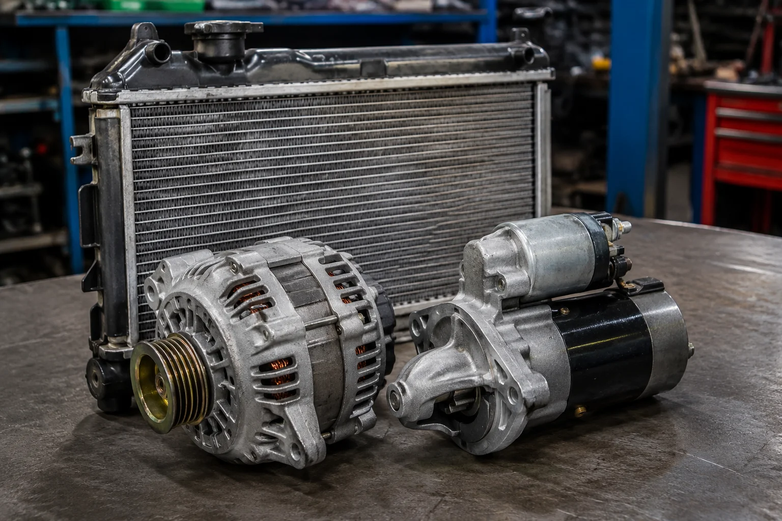 Used Radiators, Alternators and Starter Motors
