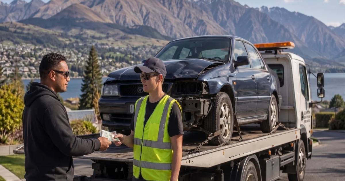 Cash for Cars Queenstown, our stuff with car pickup